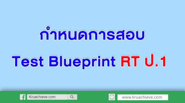 กำหนดการสอบ และกรอบโครงสร้างของการประเมินความสามารถของผู้เรียน (RT) ชั้น ป.1