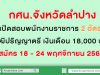 กศน.จังหวัดลำปาง เปิดสอบพนักงานราชการ 2 อัตราวุฒิปริญญาตรี เงินเดือน 18,000 บาท สมัคร 18 - 24 พฤศจิกายน 2562