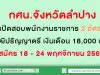 กศน.จังหวัดลำปาง เปิดสอบพนักงานราชการ 2 อัตราวุฒิปริญญาตรี เงินเดือน 18,000 บาท สมัคร 18 - 24 พฤศจิกายน 2562