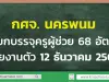 กศจ. นครพนมเรียกบรรจุครูผู้ช่วย 68 อัตรา รายงานตัว 12 ธันวาคม 2562