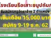 โรงเรียนรือเสาะชนูปถัมภ์ รับสมัครครูอัตราจ้าง 2 ตำแหน่ง เงินเดือน 15000 บาท สมัคร 9-19 ธ.ค. 62