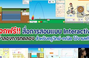 แนะนำเว็บไซต์ สื่อการสอนจำลองการทดลอง สำหรับครูวิทย์-คณิต แบบ interactive