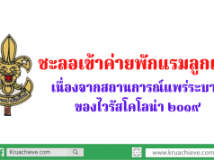 ขอความร่วมมือชะลอการเข้าค่ายพักแรมลูกเสือ เนื่องจากสถานการณ์แพร่ระบาดของไวรัสโคโลน่า ๒๐๑๙