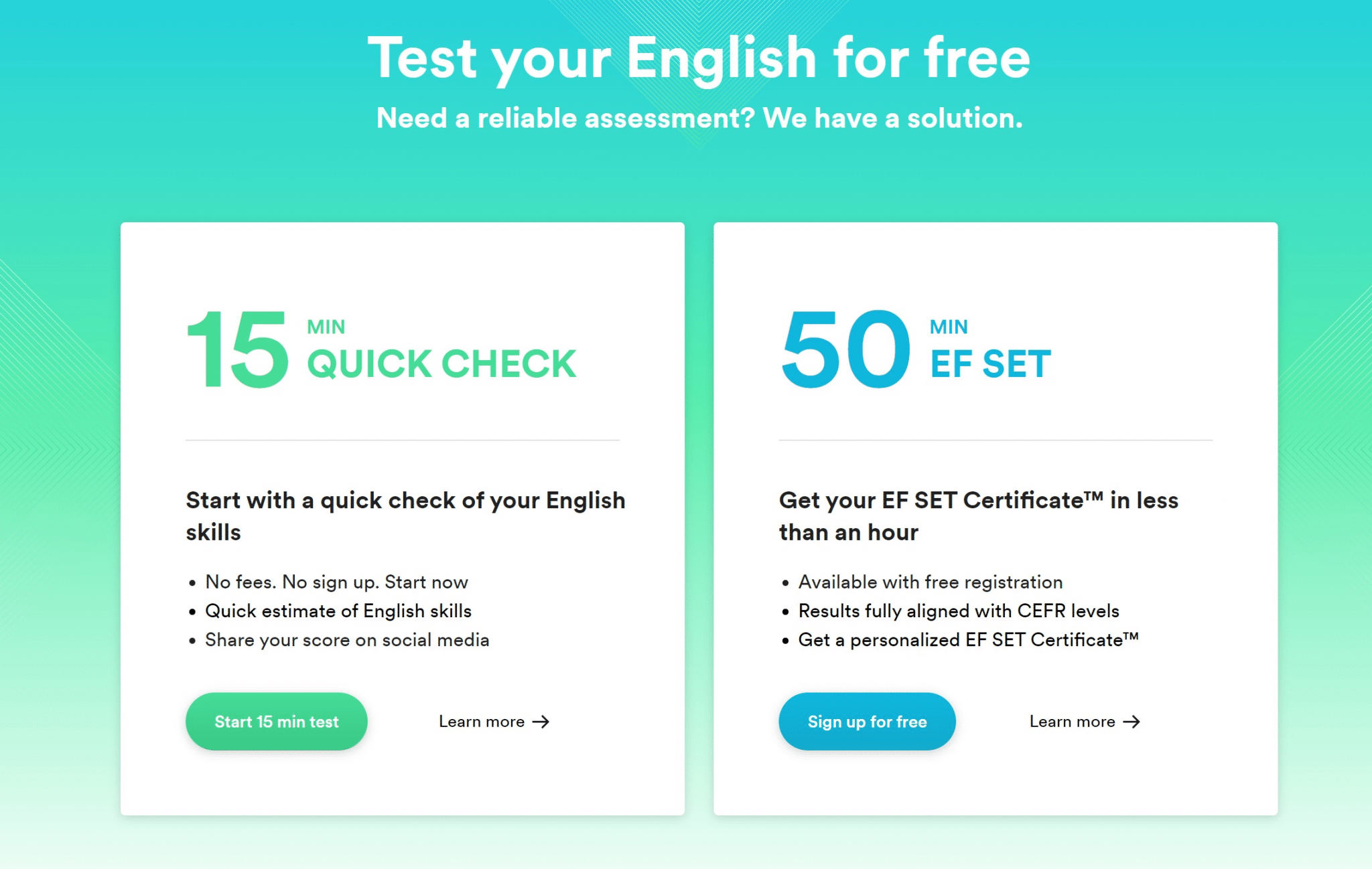 คุณครูมาวัดระดับทักษะภาษาอังกฤษของตนเองได้ง่ายๆ ด้วย EF SET ทดสอบภาษาอังกฤษออนไลน์ ฟรี