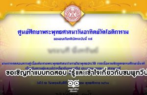 ขอเชิญทำแบบทดสอบวัดผลการเรียนรู้ "รู้และเข้าใจเกี่ยวกับชมพูทวีป" ชุดที่ ๑ โดยศูนย์ศึกษาพระพุทธศาสนาวันอาทิตย์วัดโชติการาม