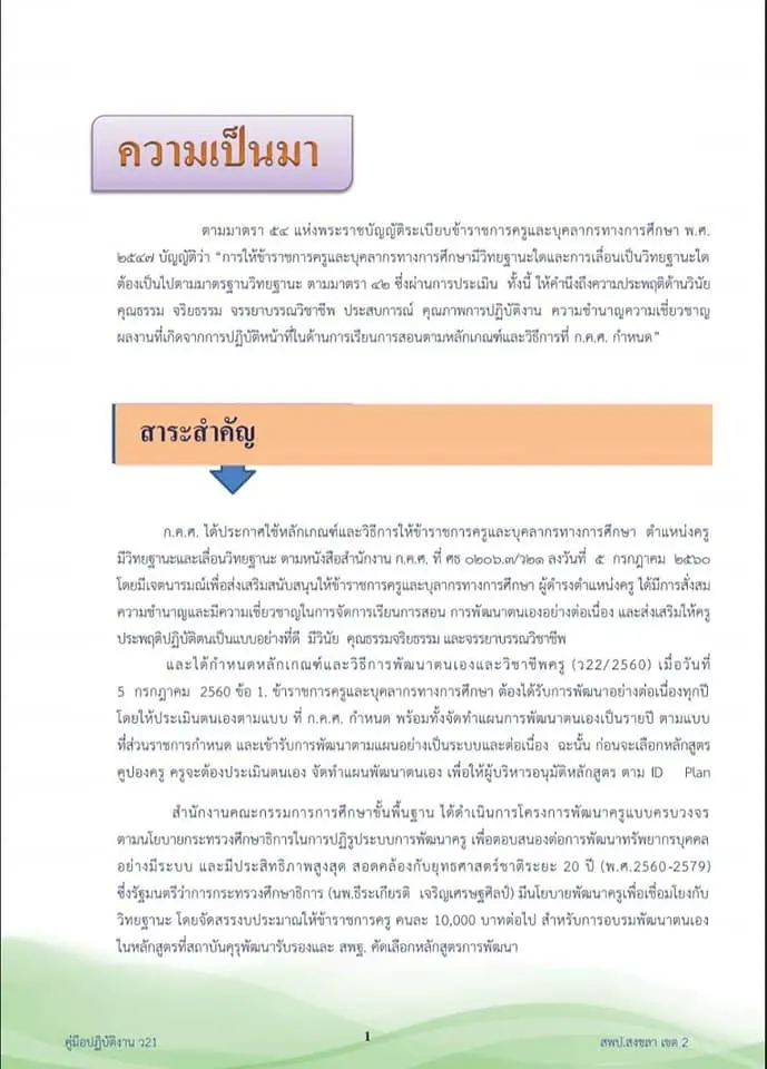 ดาวน์โหลดฟรี คู่มือปฏิบัติงาน ว21 โดยธัญรดี มุณีกุล กลุ่มพัฒนาครูฯ สพป.สงขลา เขต 2