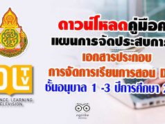 ดาวน์โหลด คู่มือครู แผนการจัดประสบการณ์ เอกสารประกอบ การจัดการเรียนการสอน DLTV ชั้นอนุบาล 1 -3 ปีการศึกษา 2563