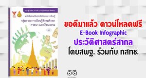 ขอดีมาแล้ว ดาวน์โหลดฟรี E-Book Infographic ประวัติศาสตร์สากล โดยสพฐ. ร่วมกับ กสทช.