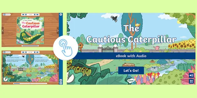 The Cautious Caterpillar eBook with Audio