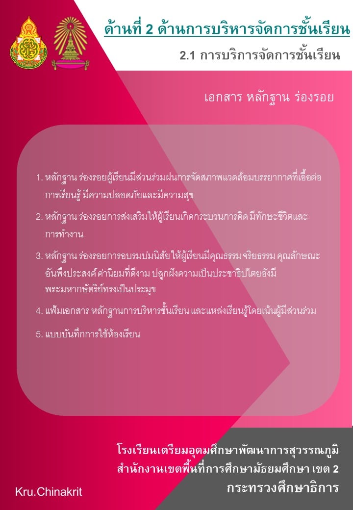 ดาวน์โหลดฟรี เอกสาร หลักฐาน ร่องรอย ประเมิน ว.21 ทั้ง 3 ด้าน 13 ตัวชี้วัด ไฟล์ PowerPoint แก้ไขได้