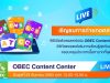 สพฐ.เชิญชมการถ่ายทอดสด พิธีเปิดตัวแพลตฟอร์ม "OBEC Content Center" 23 กันยายน 2563 เวลา 13.00 น. เป็นต้นไป