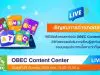 สพฐ.เชิญชมการถ่ายทอดสด พิธีเปิดตัวแพลตฟอร์ม "OBEC Content Center" 23 กันยายน 2563 เวลา 13.00 น. เป็นต้นไป