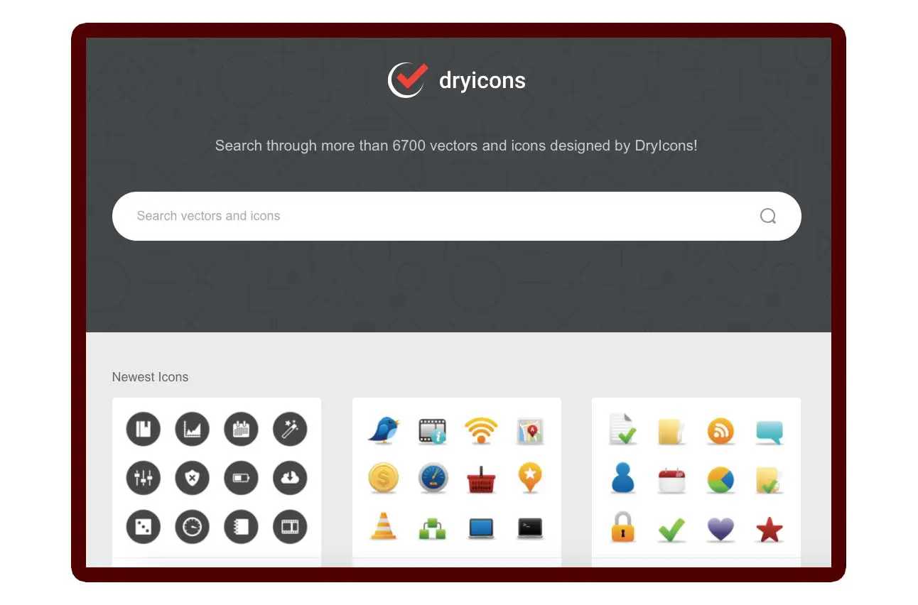 เว็บไซต์ https://dryicons.com/