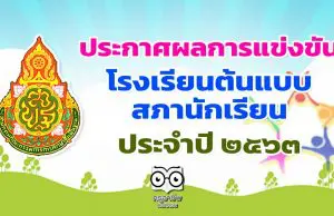 ประกาศ ผลการแข่งขันโรงเรียนต้นแบบสภานักเรียน ประจำปี ๒๕๖๓