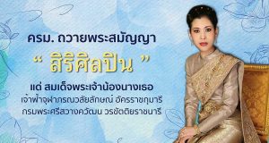 คณะรัฐมนตรีถวายพระสมัญญา “สิริศิลปิน” แด่ สมเด็จพระเจ้าน้องนางเธอ เจ้าฟ้าจุฬาภรณวลัยลักษณ์ อัครราชกุมารีฯ