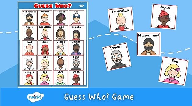 1. เกมส์ Guess Who?