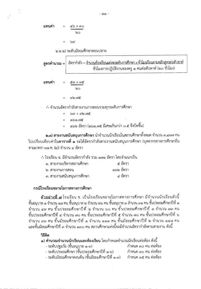 ก.ค.ศ.ปรับปรุงเกณฑ์อัตรากำลัง ว.23/2563 นักเรียน 120 คนมีรอง ผอ. ได้ 1 คน -ผอ. รองผอ. ต้องมีชั่วโมงสอน