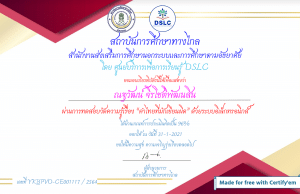 ขอเชิญทำแบบทดสอบ เรื่อง คำไทยที่มักเขียนผิด ผ่านเกณฑ์ 75% รับใบเกียรติบัตรทาง E-mai โดยศูนย์บริการเพื่อการเรียนรู้ สถาบันการศึกษาทางไกล สำนักงาน กศน.