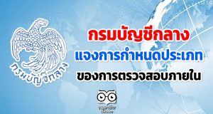 กรมบัญชีกลาง แจงการกำหนดประเภทของการตรวจสอบภายใน