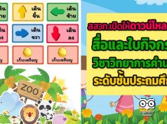 สสวท.เปิดให้ดาวน์โหลดฟรี!! สื่อและใบกิจกรรมประกอบการจัดการเรียนรู้ วิชาวิทยาการคำนวณระดับชั้นประถมศึกษา