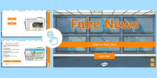 Interactive Fake News Quiz