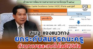 สพฐ. แจงแนวทางยกระดับสมรรถนะครู ด้านภาษาและเทคโนโลยีดิจิทัล
