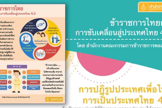 ข้าราชการไทยกับการขับคลื่อน สู่ประเทศไทย 4.0