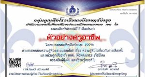 แบบทดสอบออนไลน์ เรื่อง ความรู้ทั่วไปเกี่ยวกับการเลือกตั้ง และหน่วยลูกเสืออาสา กกต. เพื่อพัฒนาประชาธิปไตย โดยโรงเรียนเวทีราษฎร์บำรุง