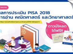 ดาวน์โหลดรายงานผลการประเมิน PISA 2018 การอ่าน คณิตศาสตร์ และวิทยาศาสตร์ (ฉบับสมบูรณ์) พร้อมตัวอย่างข้อสอบ ฝึกทำโจทย์