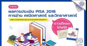 ดาวน์โหลดรายงานผลการประเมิน PISA 2018 การอ่าน คณิตศาสตร์ และวิทยาศาสตร์ (ฉบับสมบูรณ์) พร้อมตัวอย่างข้อสอบ ฝึกทำโจทย์