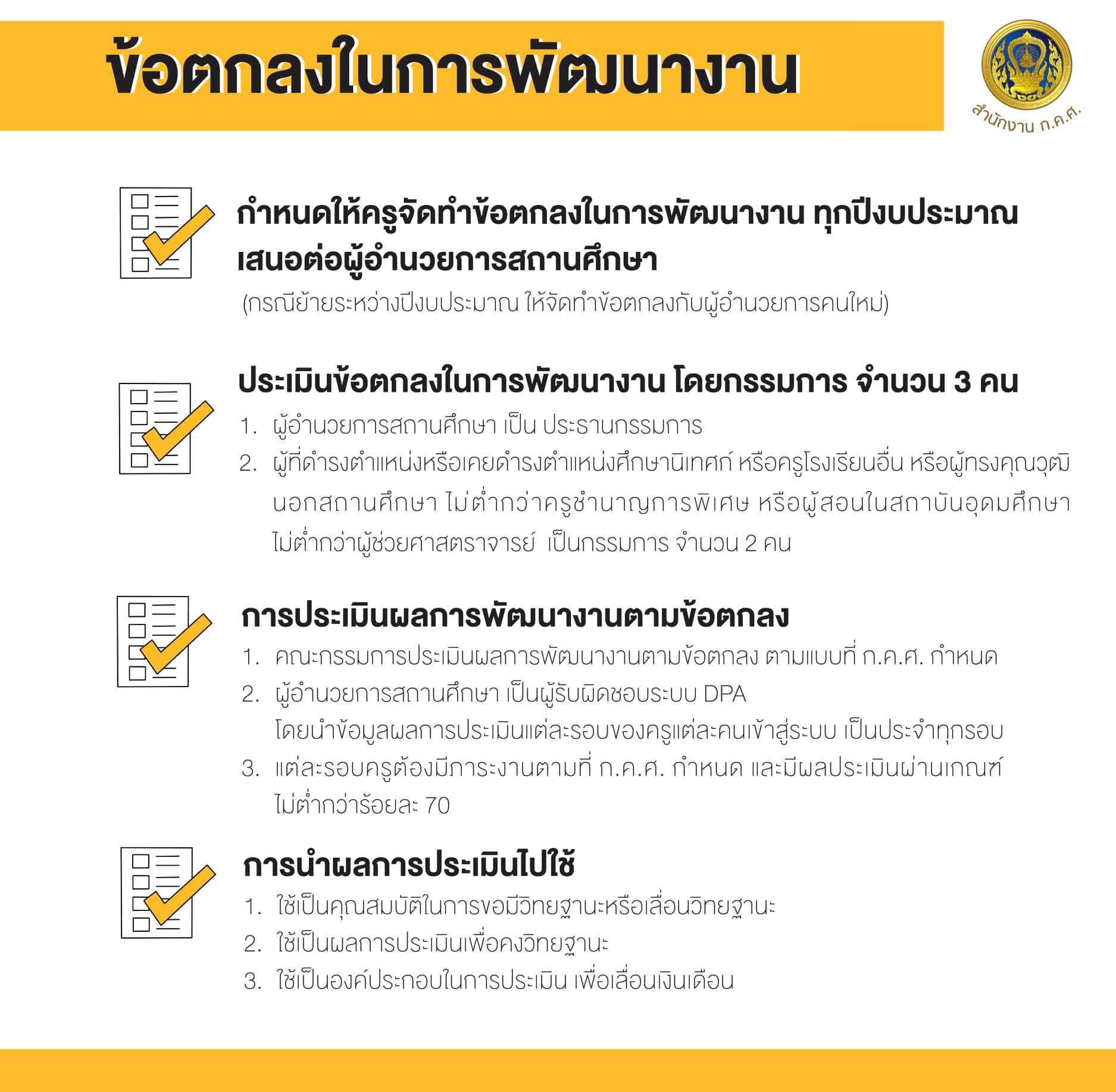 ข้อตกลงในการพัฒนางาน หรือ PA คืออะไร