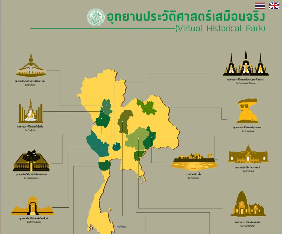 กรมศิลปากร ขอเชิญชวน เที่ยวทิพย์ พาทัวร์อุทยานประวัติศาสตร์ทั่วประเทศ