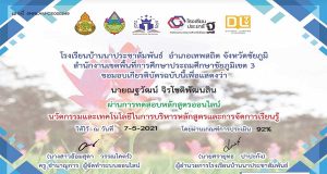 แบบทดสอบออนไลน์ เรื่อง นวัตกรรมและเทคโนโลยีในการบริหารหลักสูตรและการจัดการเรียนรู้ ผ่านเกณฑ์ 75% จะได้รับเกียรติบัตร โดยโรงเรียนบ้านนาประชาสัมพันธ์