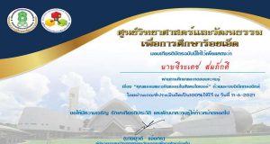 แบบทดสอบออนไลน์ เรื่อง “คุณธรรมและจริยธรรมในสังคมไซเบอร์" ผ่านเกณฑ์ 80% โดยศูนย์วิทยาศาสตร์และวัฒนธรรมเพื่อการศึกษาร้อยเอ็ด