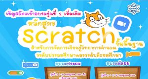 สสวท.เปิดรับสมัครอบรม หลักสูตร Scratch ขั้นพื้นฐานสำหรับการจัดการเรียนรู้วิทยาการคำนวณ รุ่นที่ 2 เพิ่มเติม!! ประกาศผู้ที่ได้รับคัดเลือกวันที่ 25 มิถุนายน 2564