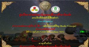 แบบทดสอบออนไลน์ เรื่อง กล้อง​โทรทรรศน์​วิทยุ​ Radio Telescope​ ผ่านเกณฑ์ ร้อยละ 80 ขึ้นไป รับเกียรติบัตรทางอีเมล์ โดย ศูนย์วิทยาศาสตร์และวัฒนธรรมเพื่อการศึกษาร้อยเอ็ด