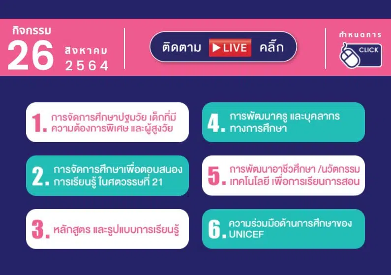 ลิงก์ตอบแบบประเมิน รับเกียรติบัตรฟรี !! การประชุมทางวิชาการ การวิจัยทางการศึกษาระดับชาติครั้งที่16 โดยสภาการศึกษา (ตอบภายใน 18.30 น.)