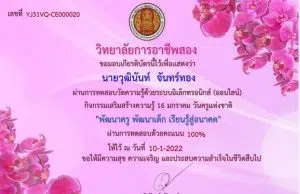 แบบทดสอบออนไลน์ วันครู ครั้งที่ 66 ประจำปี 2565 รับเกียรติบัตรวันถัดไป โดยวิทยาลัยการอาชีพสอง