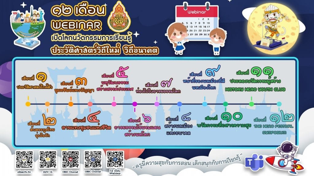 ลิงก์กรอกรหัสลับ รับเกียรติบัตร สพฐ. กิจกรรมอบรม 12 เดือน Webinar เปิดโลกนวัตกรรมการเรียนรู้ประวัติศาสตร์วิถีใหม่ วิถีอนาคต เพื่อรับวุฒิบัตรฟรี เดือนที่ 10 นวัตกรรมสื่อสารความสุข วันที่ 26 พฤศจิกายน 2565