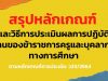 สรุป หลักเกณฑ์และวิธีการประเมินผลการปฏิบัติงานของข้าราชการครูและบุคลากรทางการศึกษา ตามหลักเกณฑ์การประเมิน ว23/2564 เริ่มใช้ 1 ตุลาคม 2564