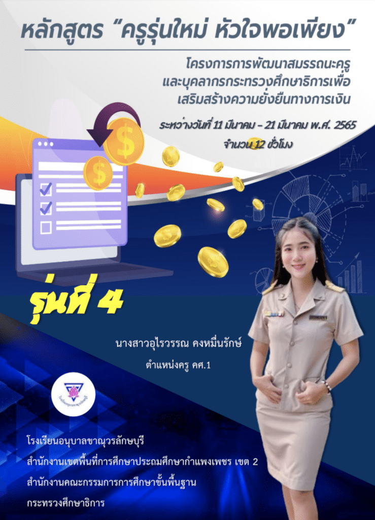 แจกฟรี‼️ รายงานผลการอบรม หลักสูตร ครูรุ่นใหม่ หัวใจพอเพียง จำนวน 12 ชั่วโมง ไฟล์เวิร์ด แก้ไขได้ เครดิต ครู Kwang Kongmuenrak