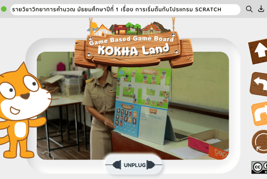 เผยแพร่สื่อนวัตกรรมในการจัดการเรียนการสอนในรูปแบบ Unplugged Coding + Game Based Learning : Game Based Game Board KOKHA LAND โดย