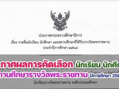 ศธ.ประกาศผลการคัดเลือกนักเรียน นักศึกษา และสถานศึกษา รางวัลพระราชทาน ปีการศึกษา 2564