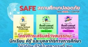 ขอเชิญเข้าร่วมแข่งขันโครงการเสริมสร้างสมรรถนะนักเรียน ครู และบุคลากรทางการศึกษา ให้มีทักษะชีวิตในศตวรรษที่ ๒๑ ผ่านการแข่งขัน ๓ กิจกรรม โดยสพฐ. กระทรวงศึกษาธิการ รับสมัครตั้งแต่วันที่๒๒ – ๓๑ สิงหาคม ๒๕๖๕