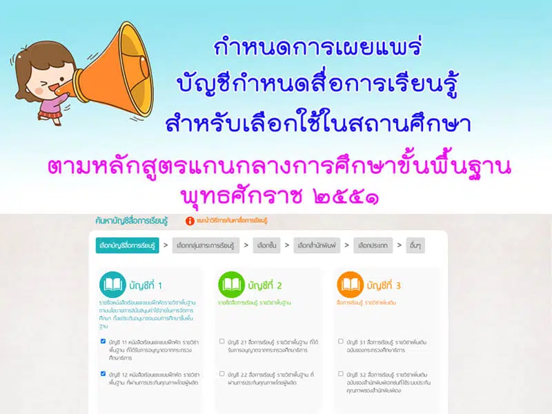 ปฏิทินการเลือก การใช้ การจัดซื้อหนังสือเรียน ปีการศึกษา 2566 การเผยแพร่สื่อการเรียนรู้สําหรับเลือกใช้ในสถานศึกษา ปีการศึกษา 2566