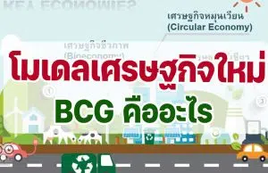 โมเดลเศรษฐกิจใหม่ BCG คืออะไร BCG Economy โมเดลสำหรับพัฒนาเศรษฐกิจสู่ความยั่งยืน