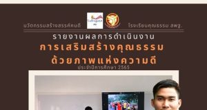 เผยแพร่ นวัตกรรมสร้างสรรค์คนดี ปี2565 ไฟล์เวิร์ด *.doc โรงเรียนคุณธรรม สพฐ. โดยครูอาทิตย์ แซ่ลิ้ม โรงเรียนเพียงหลวง 16