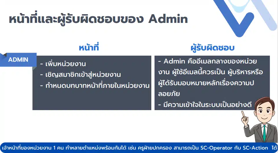 ดาวน์โหลดคู่มือสำหรับผู้รับแจ้ง MOE SAFETY CENTER สำหรับบุคลากร/เจ้าหน้าที่ของสถานศึกษา และหน่วยงานที่เกี่ยวข้อง