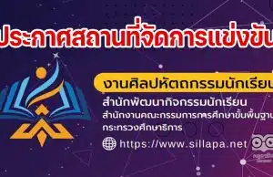 เช็คที่นี่!! ประกาศสถานที่จัดการแข่งขันงานศิลปหัตถกรรมนักเรียน ระดับชาติ ครั้งที่ 70 ปีการศึกษา 2565