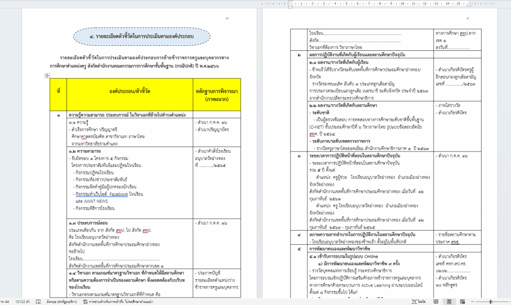 แจกไฟล์เวิร์ด เอกสารประกอบคำร้องขอย้าย ของข้าราชการครูและบุคลากรทางการศึกษาประจำปี 2566 doc แก้ไขได้ เครดิตไฟล์ นายประวิทย์ พันธ์ศรี ตำแหน่ง ครูโรงเรียนอนุบาลวัดอ่างทอง